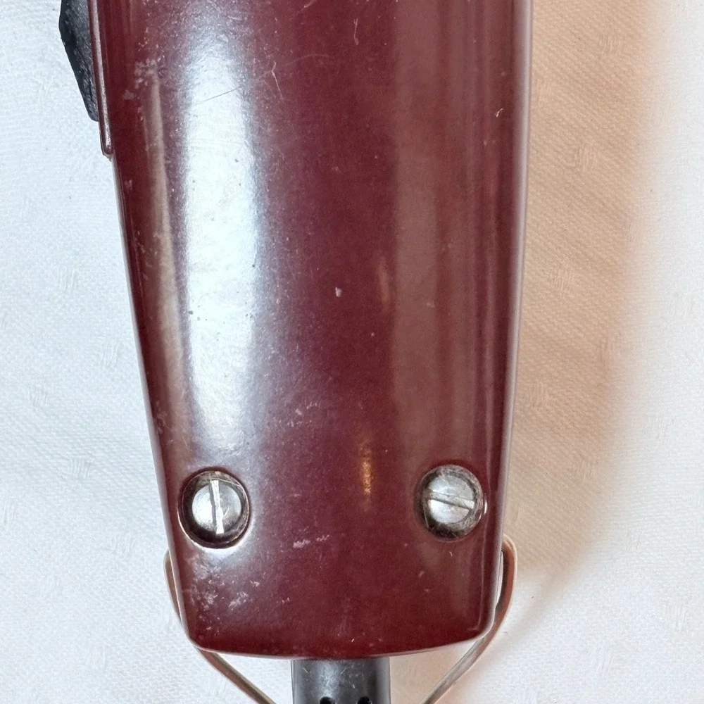 Oster Fast Feed Adjustable Pivot Motor Clipper Burgundy Made in USA 23-51F